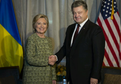 Poroshenko Hillari Klinton bilan uchrashdi фото