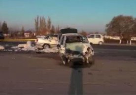 Қашқадарёда ҳайдовчининг ухлаб қолиши оқибатида Matiz Nexia билан тўқнашди фото
