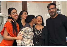 Kajol met actor Ajay Devgn in 1994 during the filming of