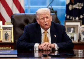 АҚШ президенти Доналд Трамп Норвегия бош вазири Йонас Гар