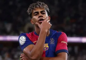 Lamine Yamal, de 18 años y jugador del Barcelona,