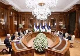 Ўзбекистон президенти Шавкат Мирзиёев Самарқанд шаҳрига