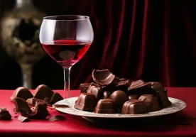 According to recent research, dark chocolate and red wine
