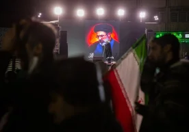 A solemn oath-taking ceremony for Iran's new supreme