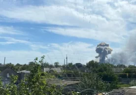 Фото: ТАСС 9 август куни тушдан кейин Қримнинг Саки