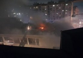 Тошкент шаҳридаги «Мерос» тўйхонасида юз берган ёнғин