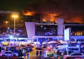 "Крокус Сити Холл"даги теракт воқеасида олинган фотосуратлар фото