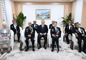 Мирзиёев Иккинчи жаҳон уруши ветеранларини табриклади фото