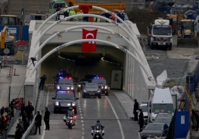 Istanbulda "Evrosiyo" tunneli ochildi фото