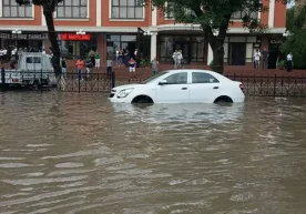 13 май куни Тошкентда ёққан кучли ёмғир оқибатида пайдо