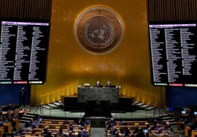Фото: Reuters 23 феврал куни БМТ Бош Ассамблеяси Украинада