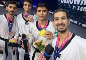 Ўзбекистонлик таэквондочи Нажмиддин Қосимхўжаев (74 кг