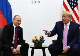 АҚШ президенти Дональд Трамп ва Россия президенти Владимир