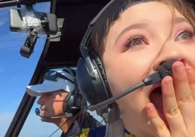 Weiner Zebo Rahimova shared that she had a helicopter trip