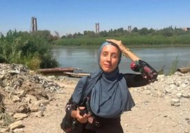 Американская журналистка Шелли Киттлсон, освещающая