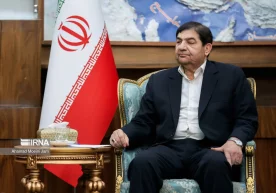 Фото: IRNA Эрон биринчи вице-президенти Муҳаммад Мохбер 22
