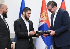 Амалдаги UFC чемпиони Ислом Махачев Белградга расмий