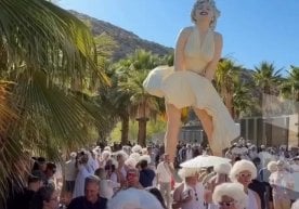 An unusual event was organized in the US to mark the 100th