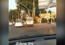 Foto: Telegram / Daryo_live Toshkentda Damas yo‘l-patrul