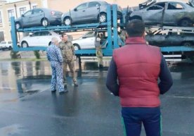 Самарқанд вилоятида газда ҳаракатланувчи Спарк