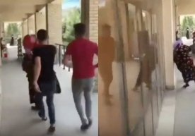 Самарқандда кекса аёлнинг бошига челак кийгизиб, мушт туширган йигитлар қўлга олинди (видео) фото