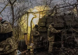 Фото: AFP Россия қўшинлари Украинанинг Бахмут шаҳрини