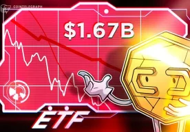 Crypto investment products recorded losses for the third