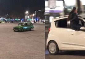 Toshkentda «tungi ko‘ngilocharlik»da qatnashgan 14 ta avtomobil jarima maydonchasiga qo‘yildi (video) фото