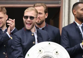 After Bayern secured the "double" with a 3-0