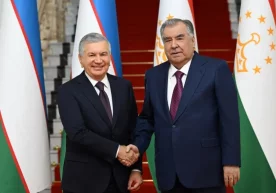Душанбе шаҳрида Ўзбекистон Президенти Шавкат Мирзиёев ва
