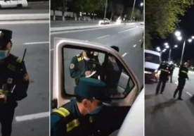 Жиззах шаҳрида йўл ҳаракати қоидаларини бузган ҳайдовчини