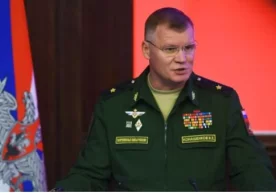 Украина ҳарбийлари техникани ташлаб Святогорскдан қочиб кетишди фото