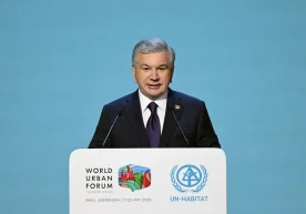 Le Président de la République d'Ouzbékistan, Shavkat