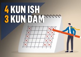 Dunyoning rivojlangan davlatlari ishchi-xodimlarning 4 kun
