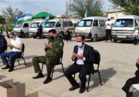 Dehqonobodda bir kunda 37 bosh qo‘y va ho‘kiz so‘yilib, «Saxovat va ko‘mak» xayriya karvoni sifatida qishloqlarga yuborildi фото