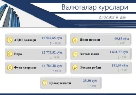 Foto: Markaziy bank Markaziy bank 23 fevraldan xorijiy
