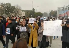 Скриншот: YouTube Бишкекда Кампиробод сув омборининг бериб