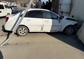 Gentra hits two pedestrians in Samarkand фото