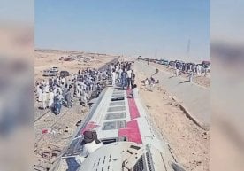 Mısır’da bir yol-ulaşım faciası daha meydana geldi.