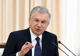 Ўзбекистон президенти Шавкат Мирзиёев Озарбойжон пойтахти