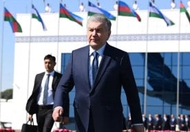 Ўзбекистон президенти Шавкат Мирзиёев Озарбайжон