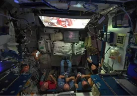Айни пайтда Халқаро Космик Станция бортида бўлган NASA