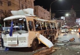 Voronejda avtobus portlashi oqibatida 18 kishi jabrlandi, ulardan biri vafot etdi (video) фото