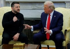 The meeting between Vladimir Zelensky and Donald Trump took place in a nervous atmosphere фото