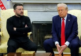 Volodymyr Zelensky and Donald Trump had a falling out at the White House фото