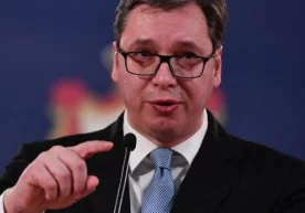 Сербия президенти Александр Вучич Косовога президент билан