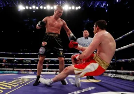 Rossiyalik bokschi Aleksandr Povetkin Kardiffda