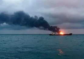Керчь бўғозида Танзания байроғи остида сузувчи “Канди” ва