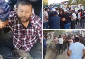 Қирғизистоннинг Ўш вилоятида оммавий муштлашув содир бўлди фото