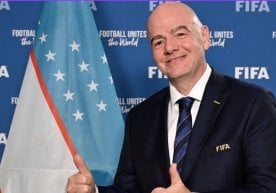 ФИФА президенти Жанни Инфантино Ўзбекистон миллий терма